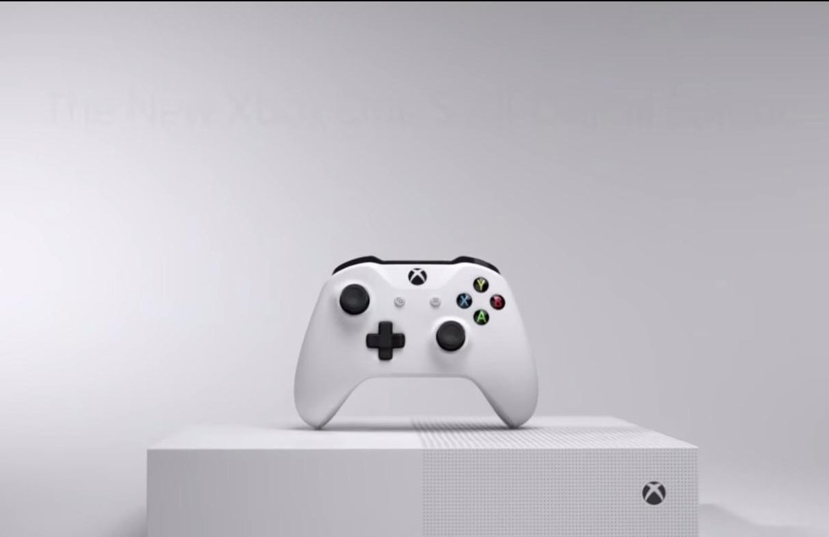 Xbox One S All Digital Edition and one controller