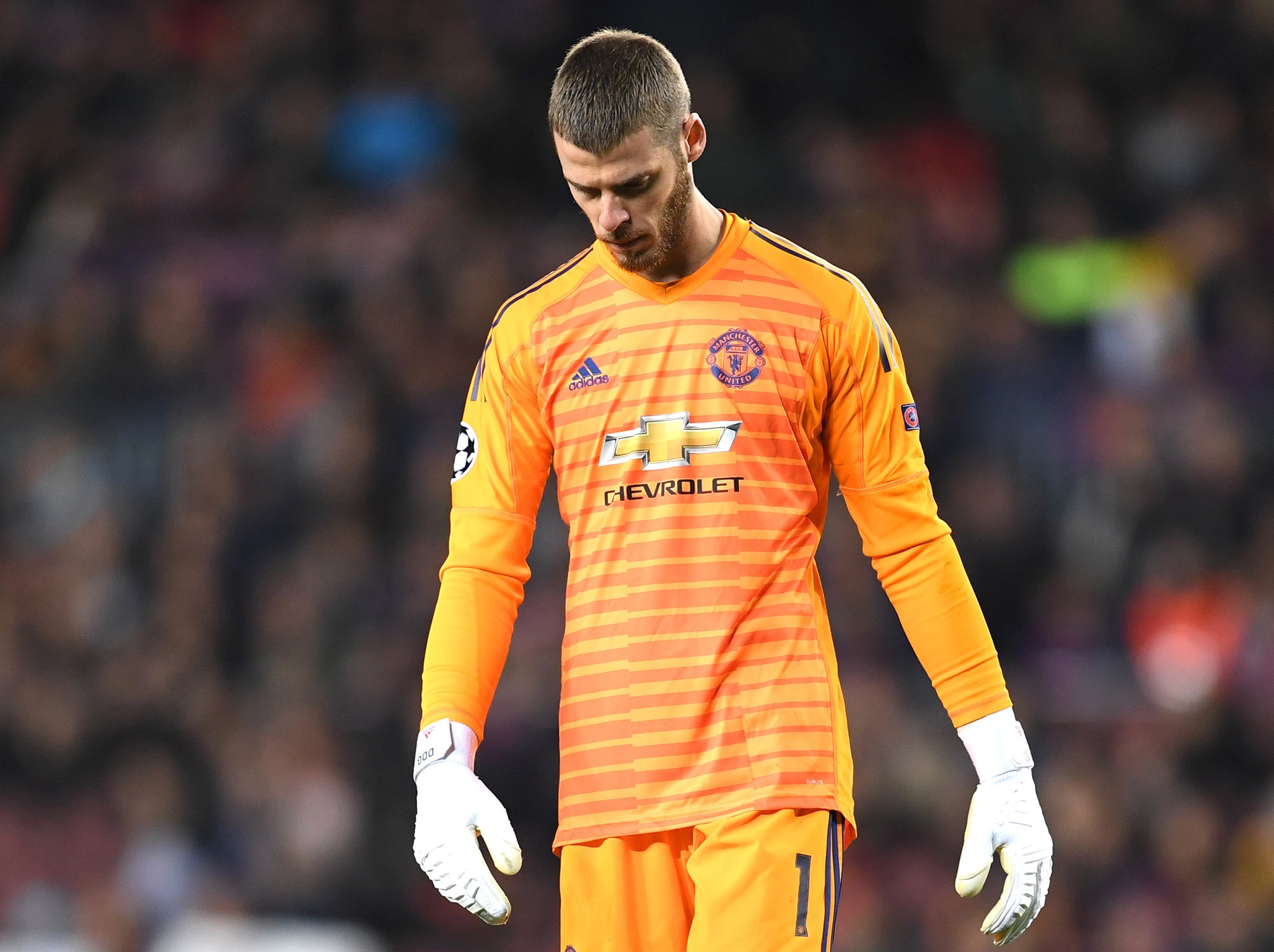 David de Gea has struggled this season