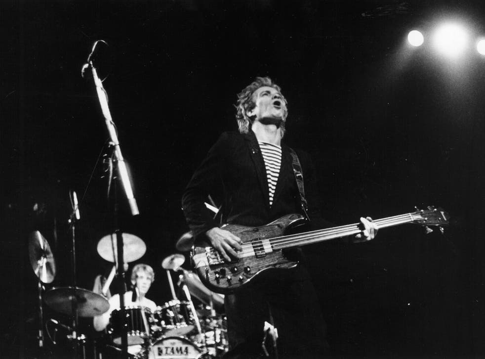 Sting the lead singer of The Police performs in 1979 (Getty)