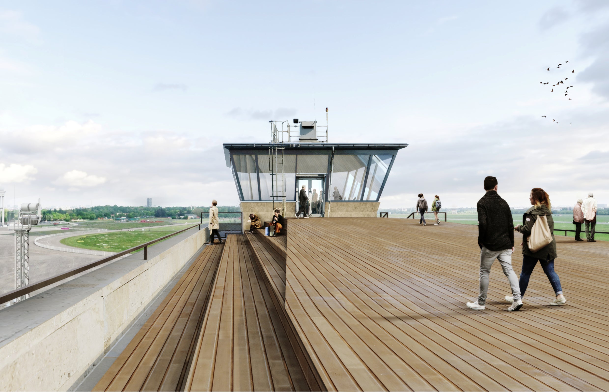 Work will soon start on a rooftop walkway