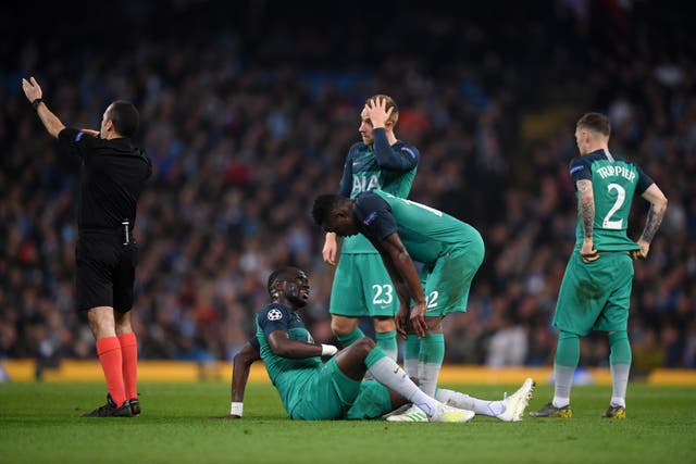 Man City Vs Tottenham Result Fernando Llorente Sends Spurs Into Champions League Semi Finals The Independent The Independent