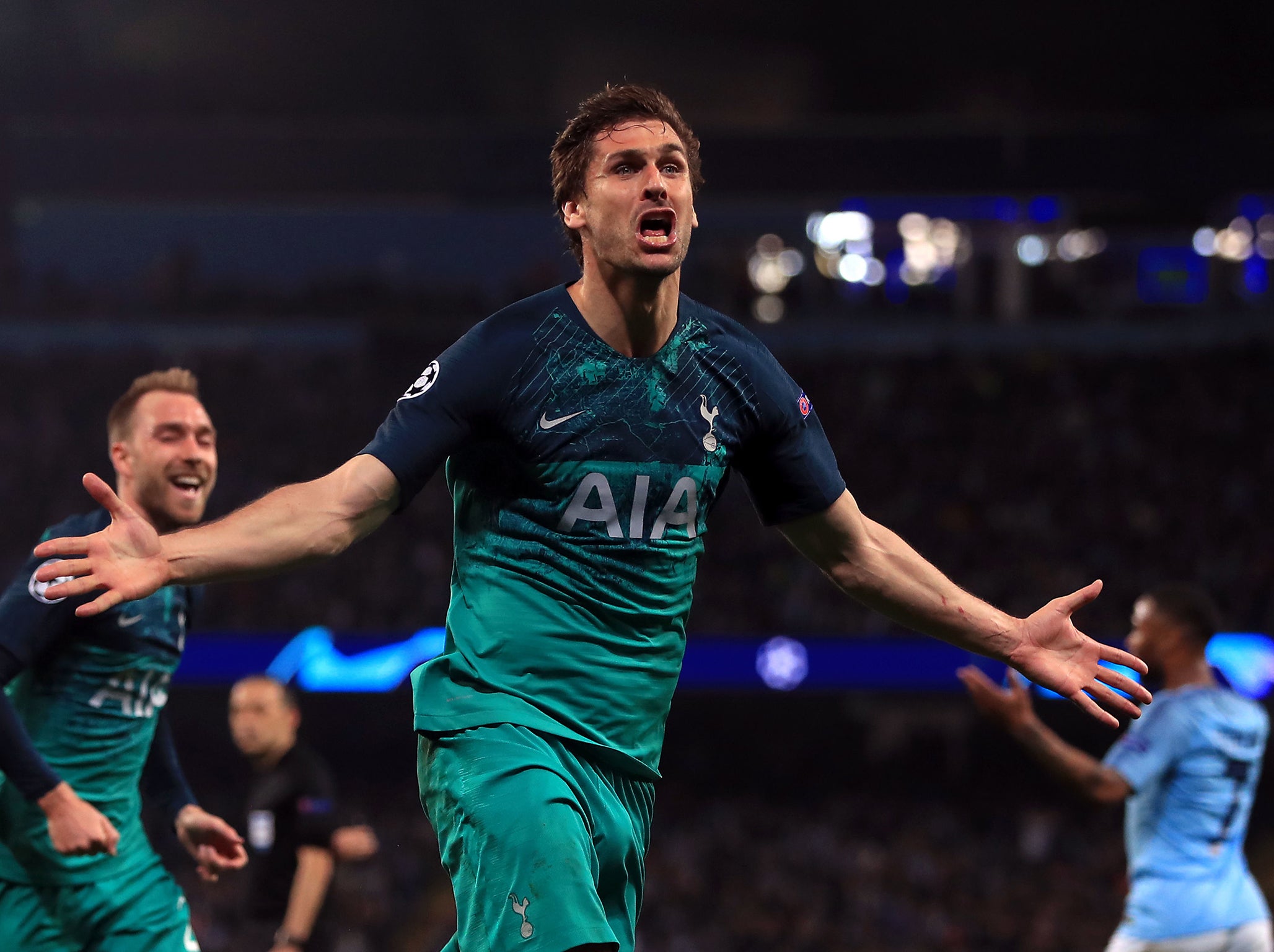 Man City vs Tottenham result: Fernando Llorente sends Spurs into Champions League semi-finals