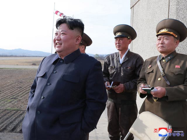 Kim Jong-un said the test would increase 'the combat power of the People's Army'.