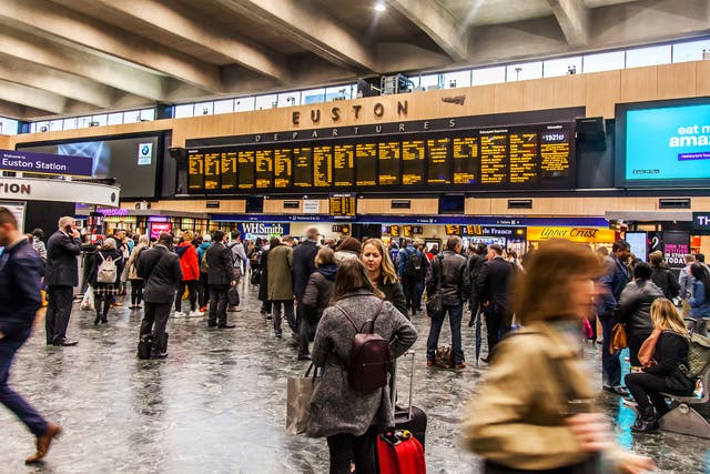 Euston station is shut during Easter weekend