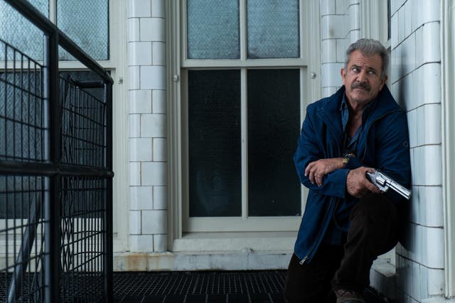 Mel Gibson looks older and more chastened in the film