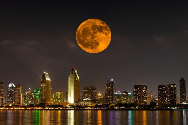 The so-called Pink Moon will actually appear orange in the sky on Friday
