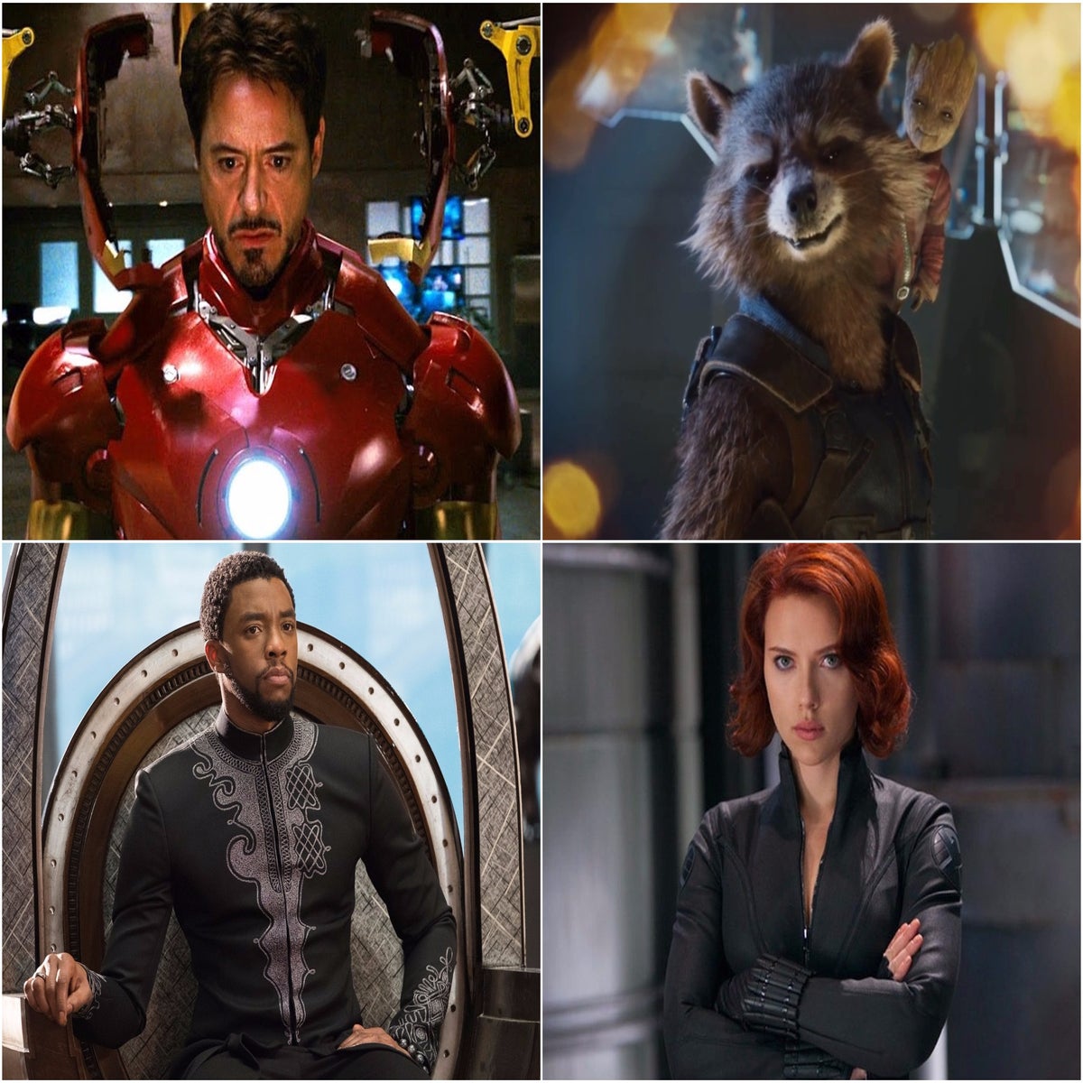 all marvel characters list