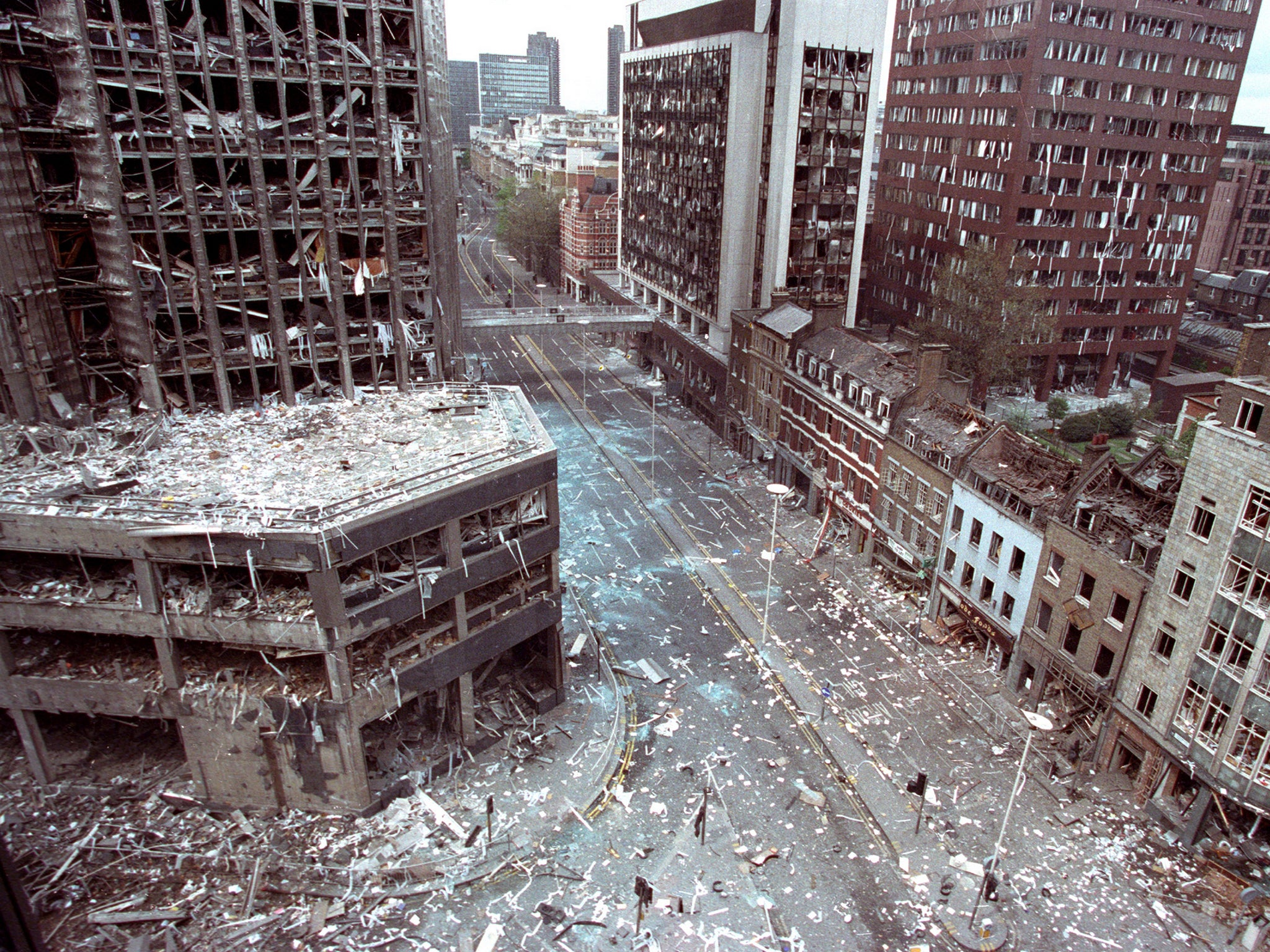 An IRA bomb in 1993 devastated the city of London