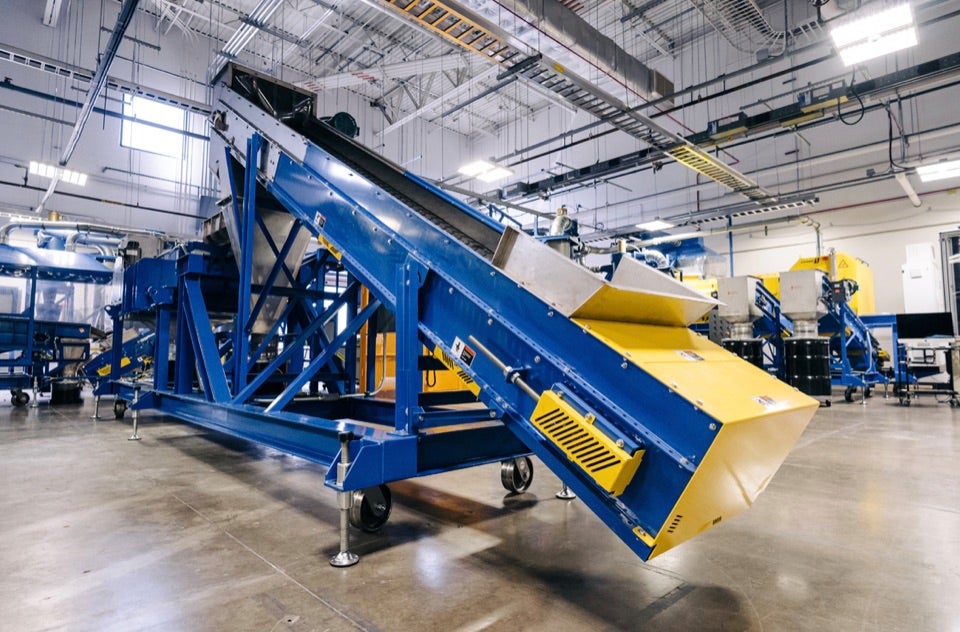Apple's MRL includes machinery of the kind used in the recycling industry – and on which it hopes to improve