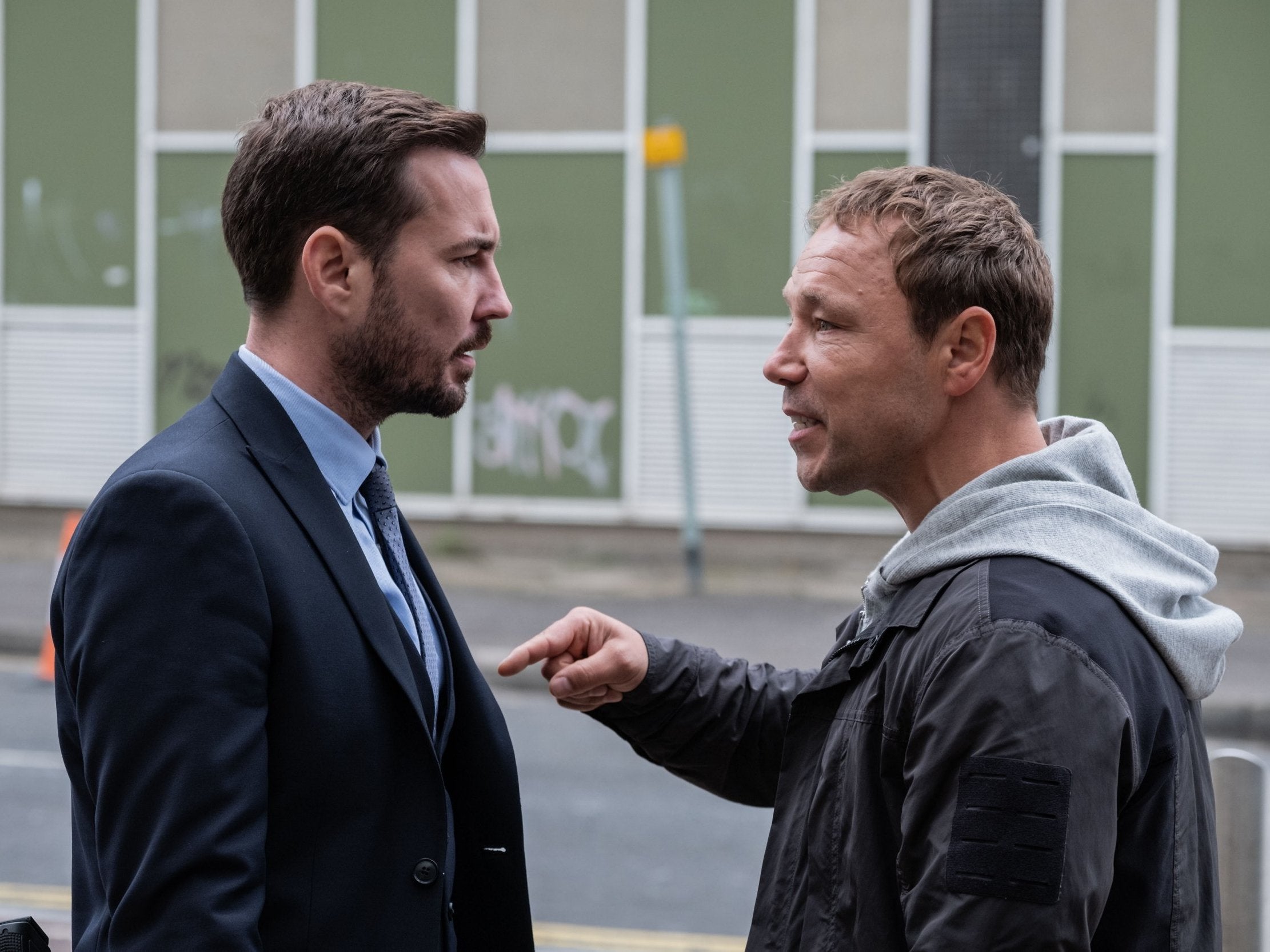 Martin Compston and Stephen Graham in ‘Line of Duty’