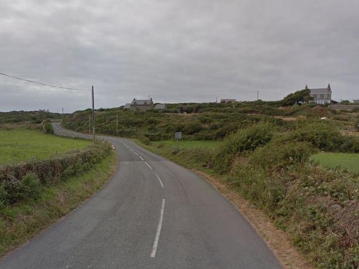 The attack took place in a remote location off South Stack Road near Holyhead, Wales