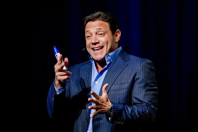 Former Wall Steet player turned novelist Jordan Belfort, author of The Wolf of Wall Street which was adapted into a film by Martin Scorsese in 2013