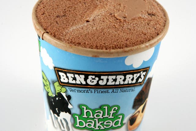 Ben and Jerry's 'Half Baked' ice cream