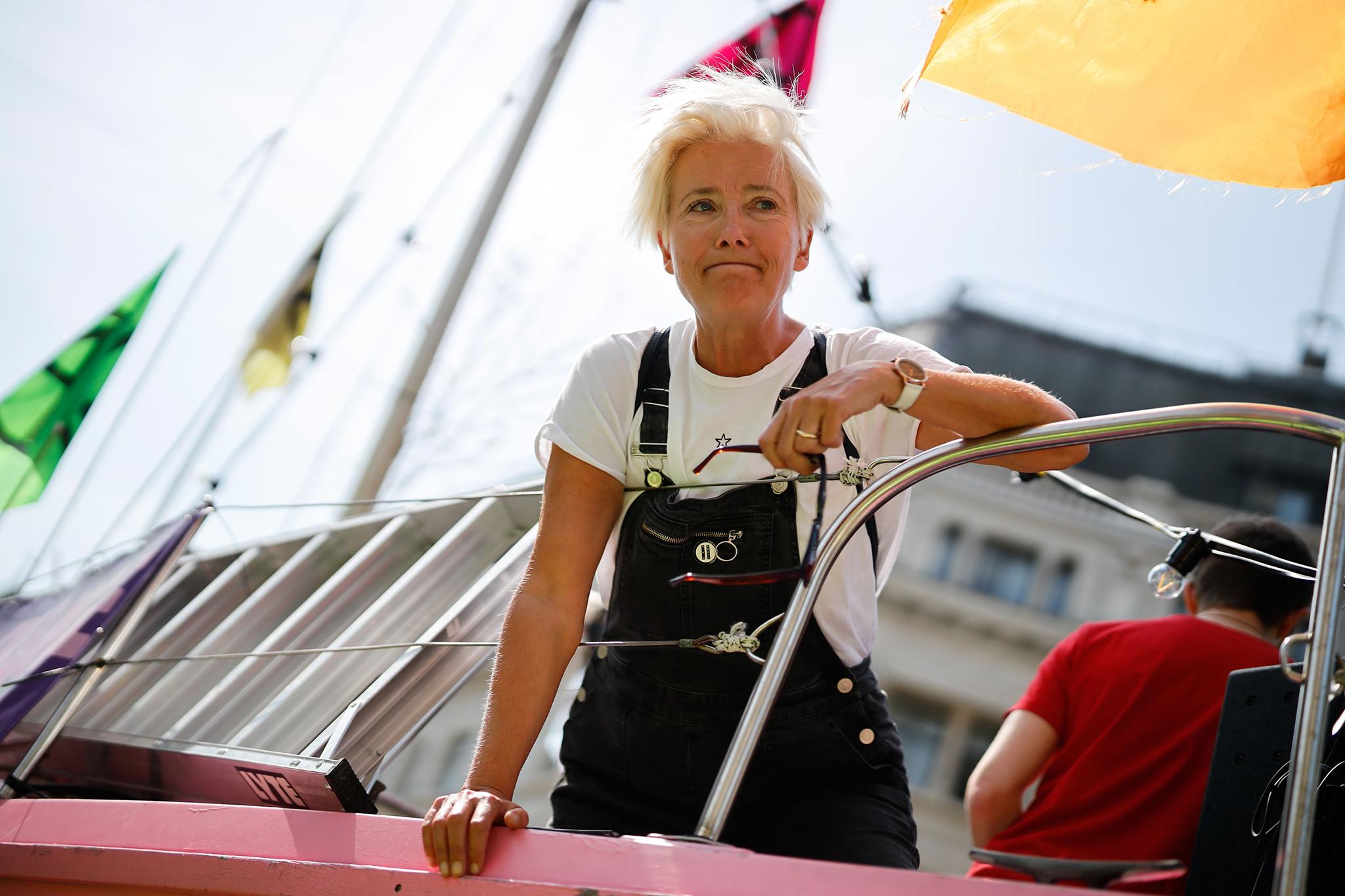 Dame Emma Thompson took part in an Extinction Rebellion protest earlier this year