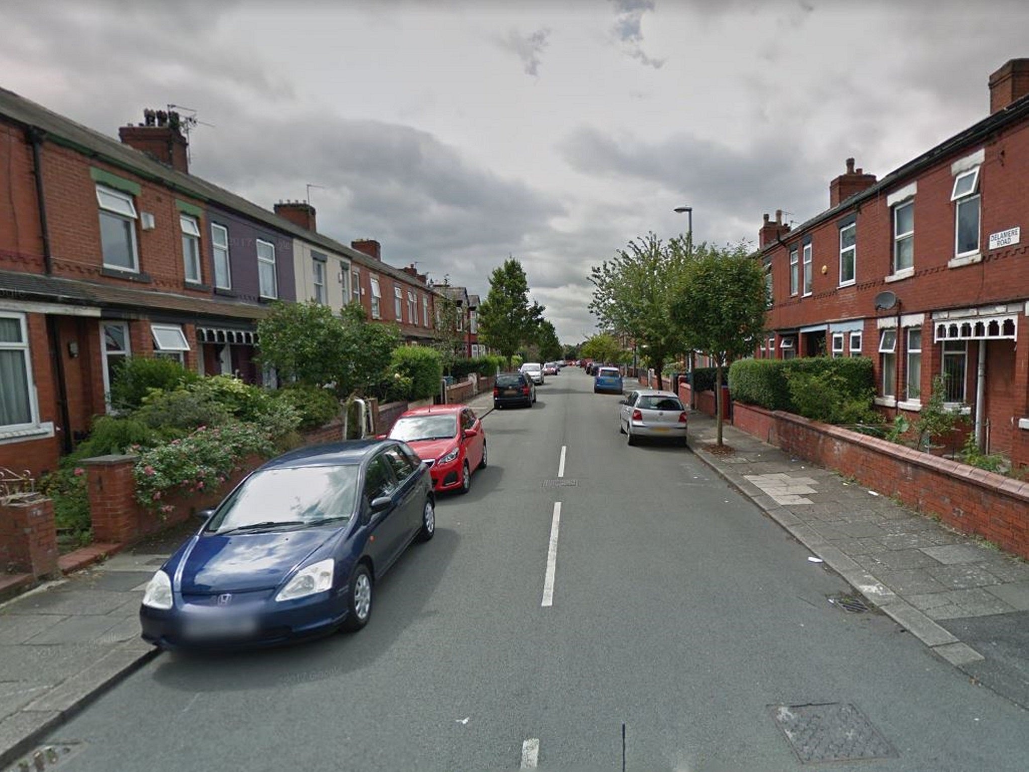 Police were attacked attempting to shut down an Airbnb house party in Delamere Road, Levenshulme, Manchester.
