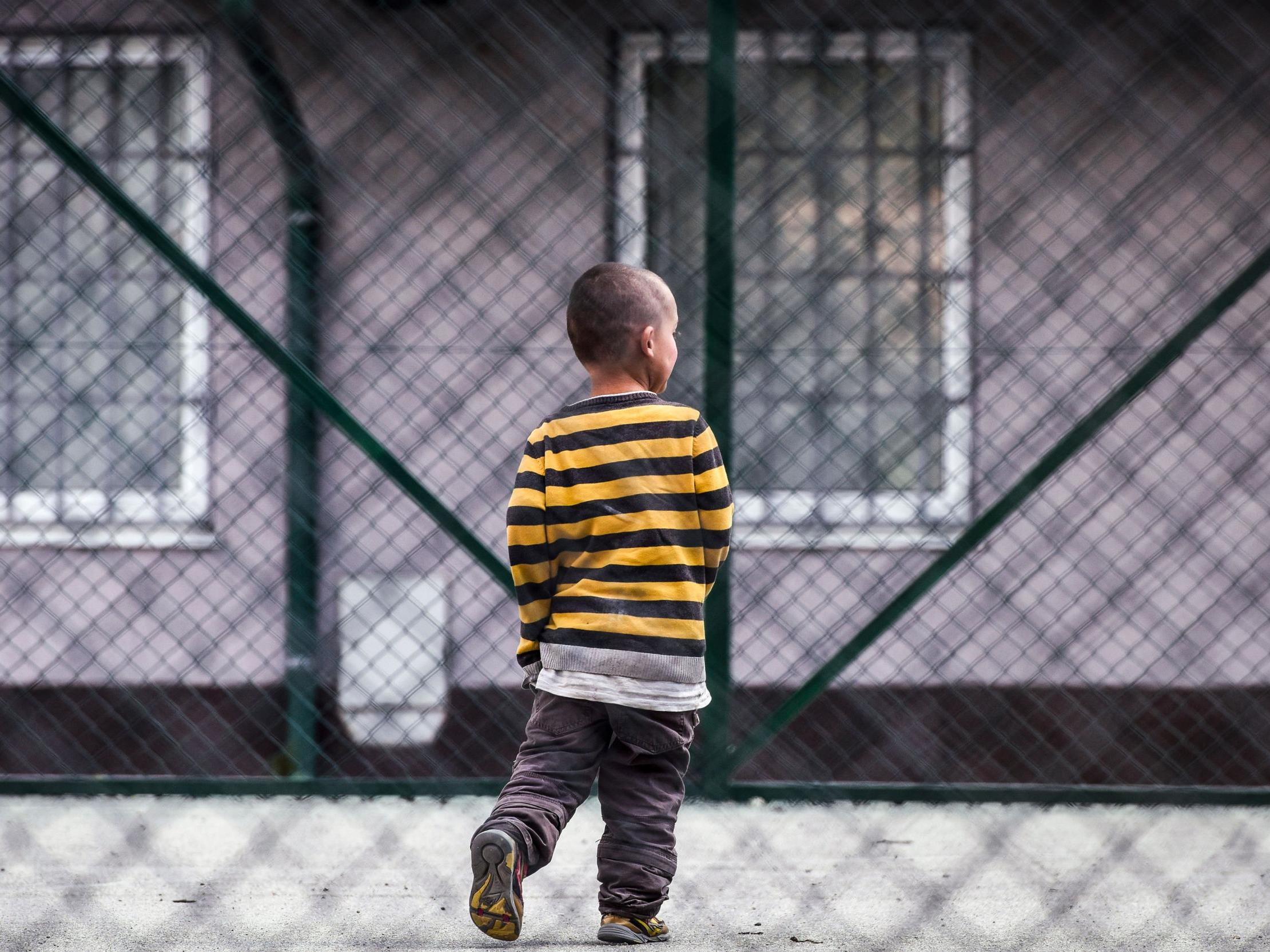 Young Kosovar child returned from Syria in foreign detention centre in Vranidoll, Kosovo