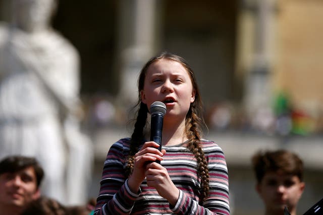 Swedish environmental activist Greta Thunberg will address climate activists in London on Easter Sunday