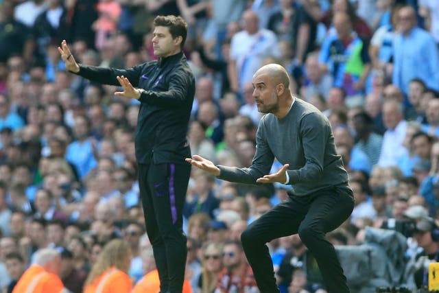 Mauricio Pochettino and Pep Guardiola faced off three times in the space of 11 days