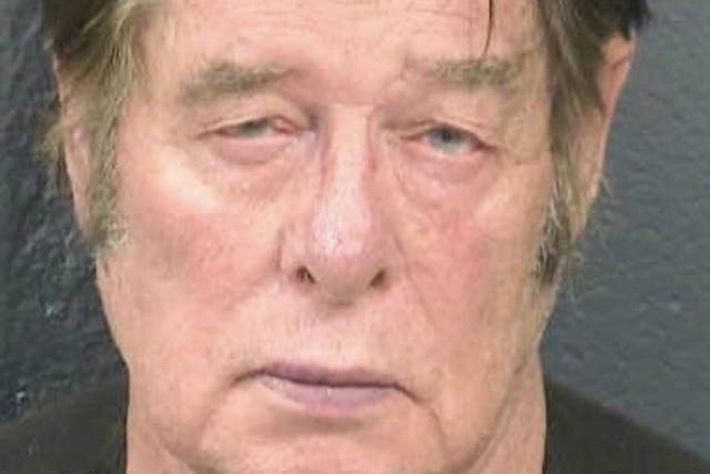Larry Mitchell Hopkins appears in a police booking photo taken at the Dona Ana County Detention Center in Las Cruces, New Mexico, US, 20 April 2019.