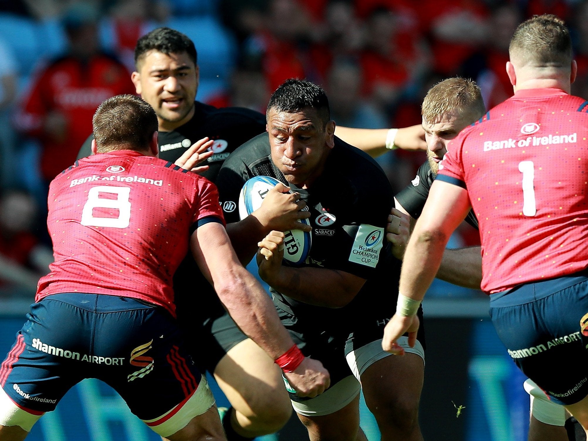 Mako Vunipola praised his brother Billy for his self-control in not reacting to Munster fans' boos