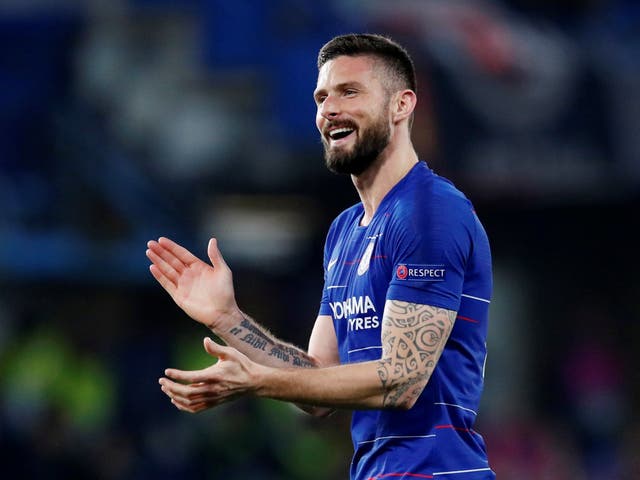 Giroud has extended his deal at Chelsea