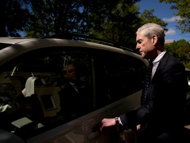 Special Counsel Robert Mueller departs Easter services at St. John's Episcopal Church, on Sunday 21 April 2019, Washington.
