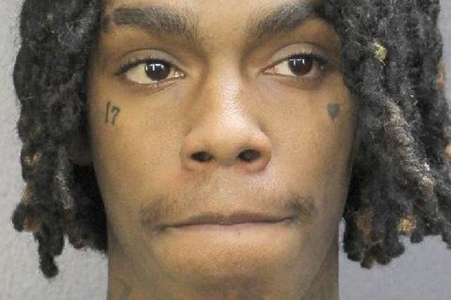 YNW Melly is seen in a police booking photo after being charged with two counts of murder in the first degree on 13 February, 2019 in Ft Lauderdale, Florida.