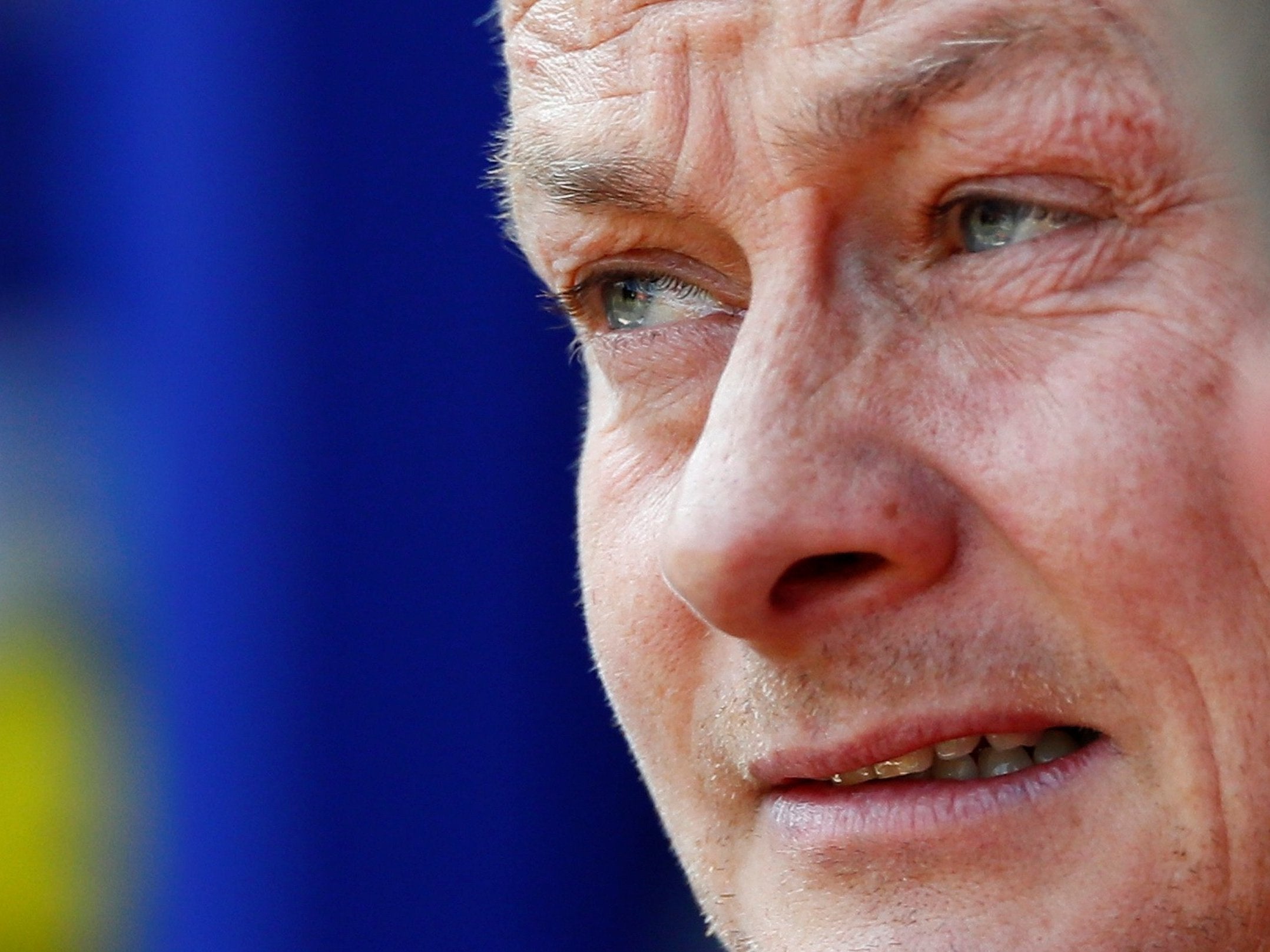 Manchester United manager Ole Gunnar Solskjaer before the match