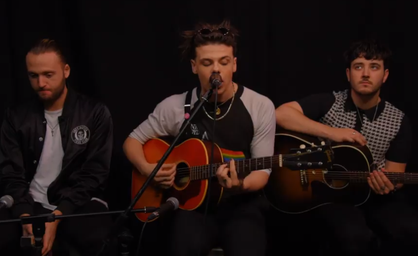 Yungblud in the Music Box studio