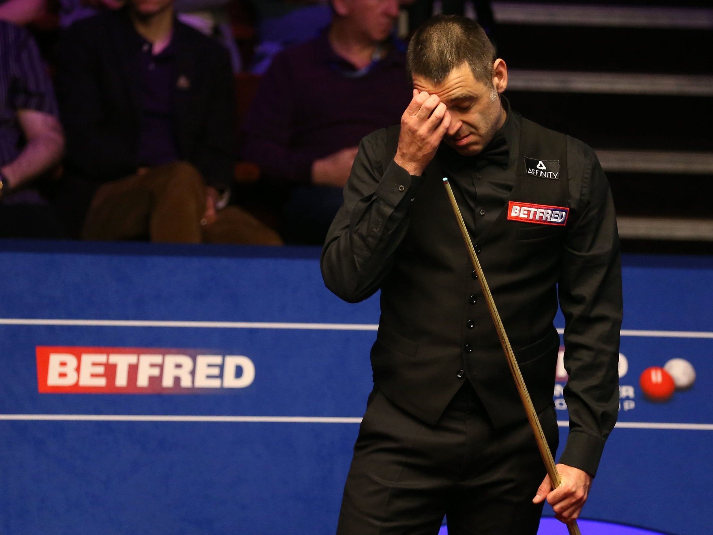 O'Sullivan suffered an upset first-round defeat at the World Championship