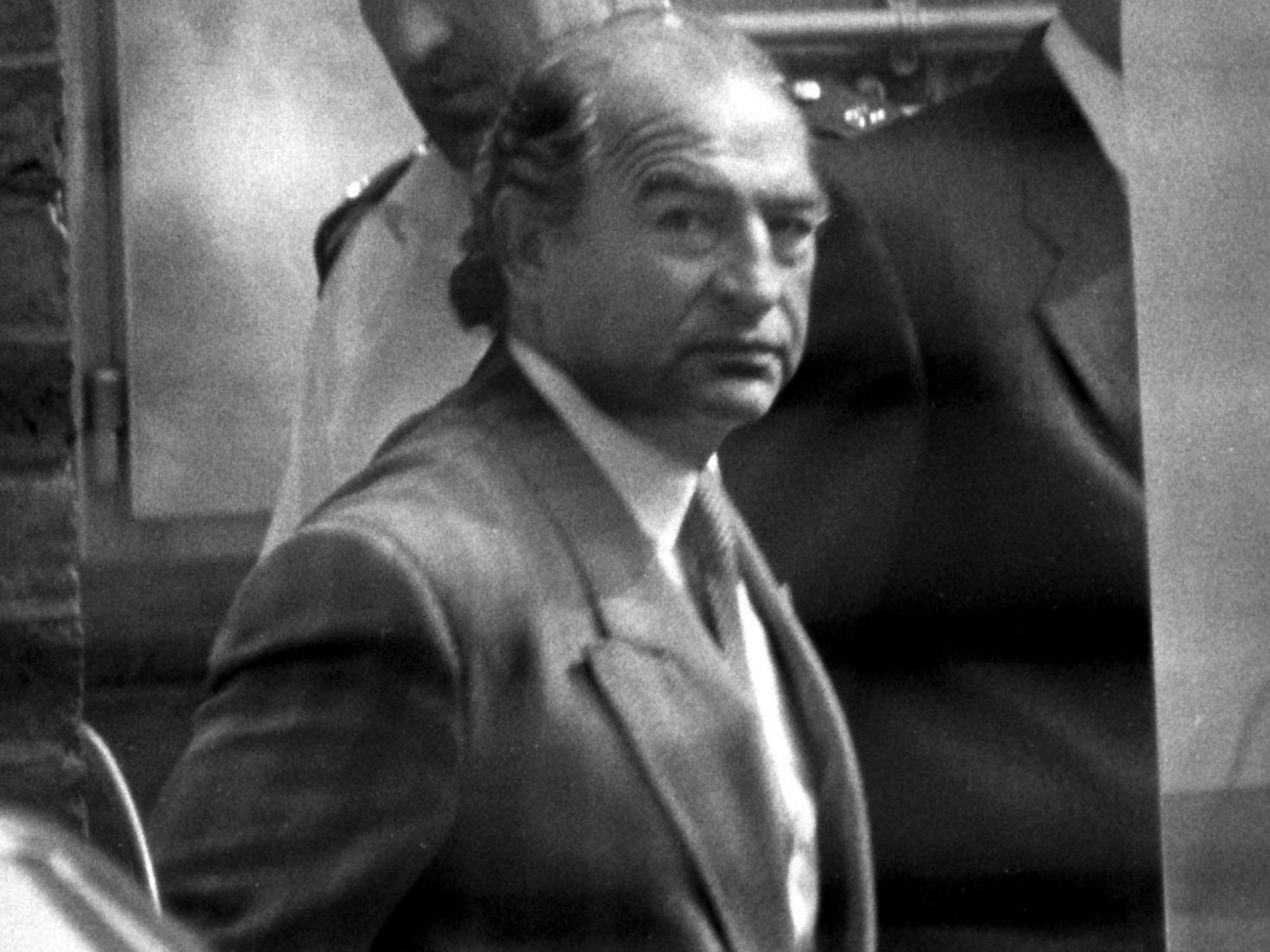 Foreman leaving Bow Street Magistrates Court after being remanded in 1983