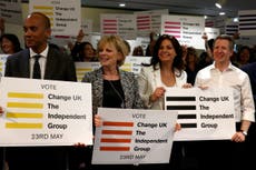 Change UK launches ‘Charter for Remain’ to secure anti-Brexit vote