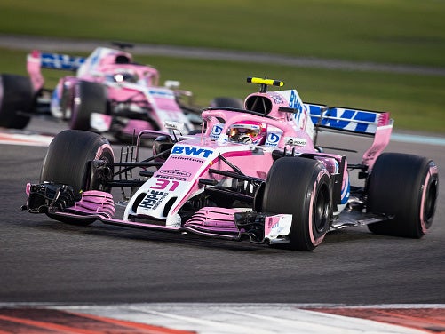 Northamptonshire-based Force India was the best performer