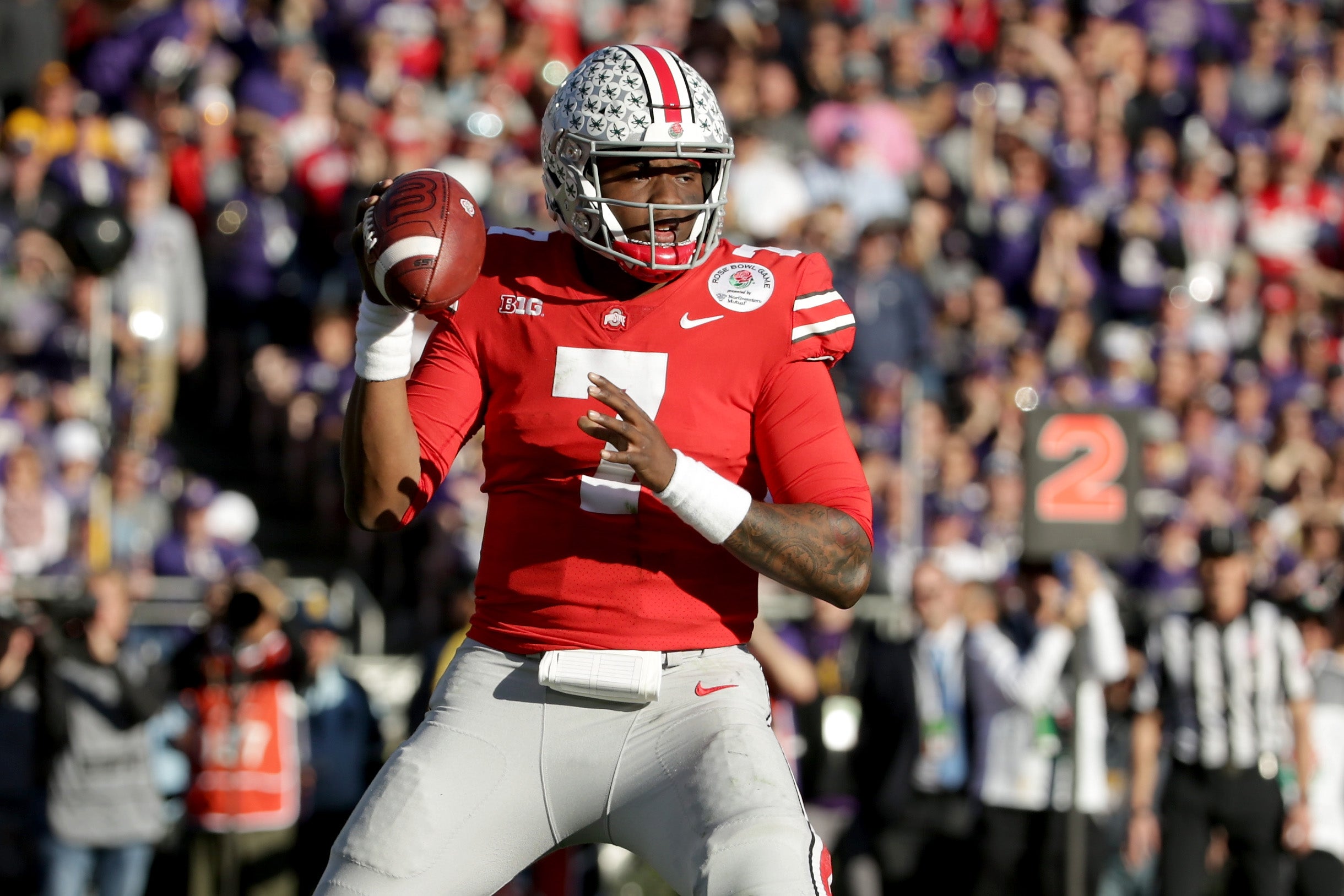 Dwayne Haskins shone in his sole season as a starter at Ohio State
