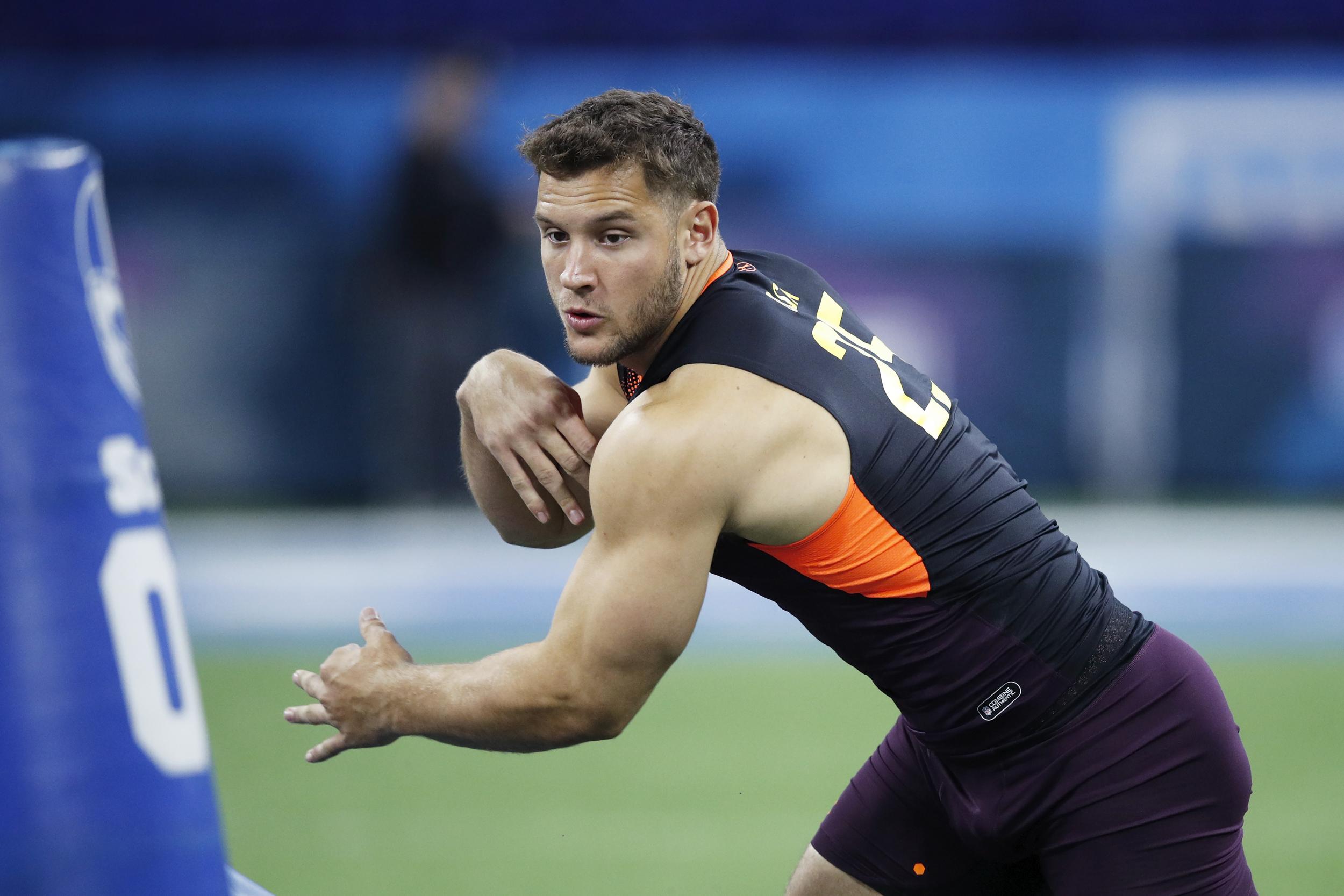 Nick Bosa missed his senior season at Ohio State but shone at the Combine