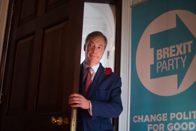 Farage is confident his party will sweep the board at the 23 May elections