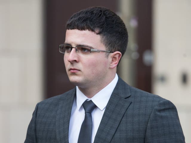 Oliver Brown was charged with manslaughter after allegedly punching Stephen Walsh