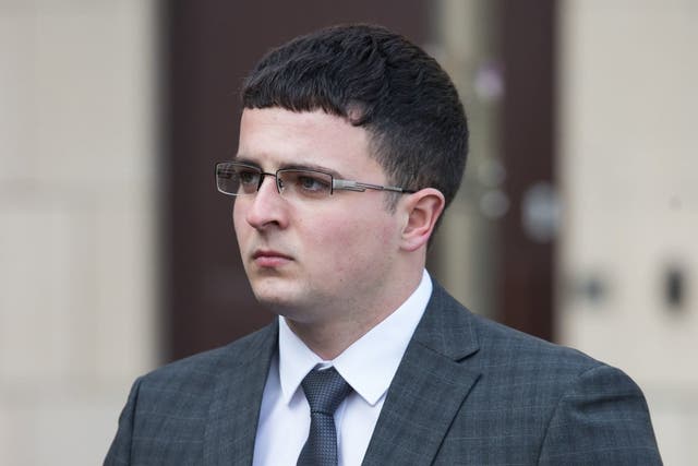 Oliver Brown was charged with manslaughter after allegedly punching Stephen Walsh