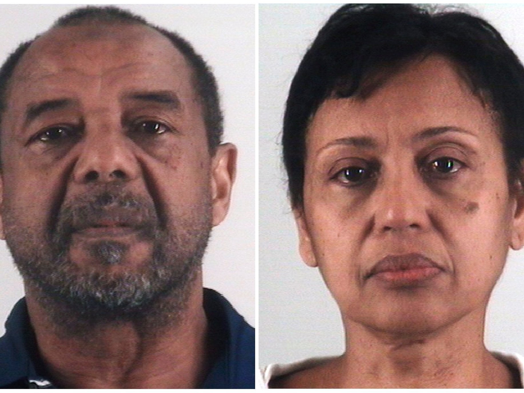 Mohamed Toure, left, and Denise Cros-Toure, accused of enslaving a Guinean woman for 16 years were sentenced to seven years in prison each for enslaving a woman for 16 years.