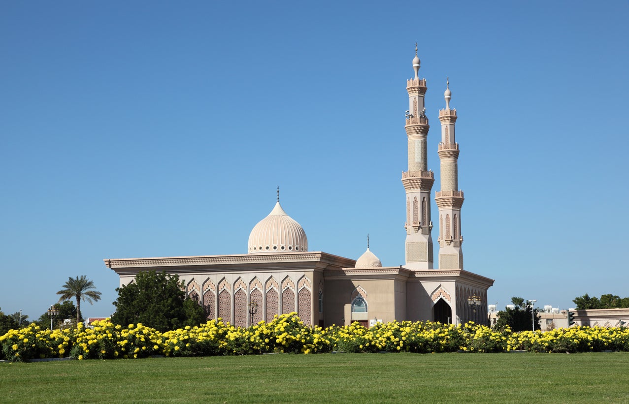 The Ahmad Bin Hanbal Mosque in Sharjah’s Cultural Square (Getty)