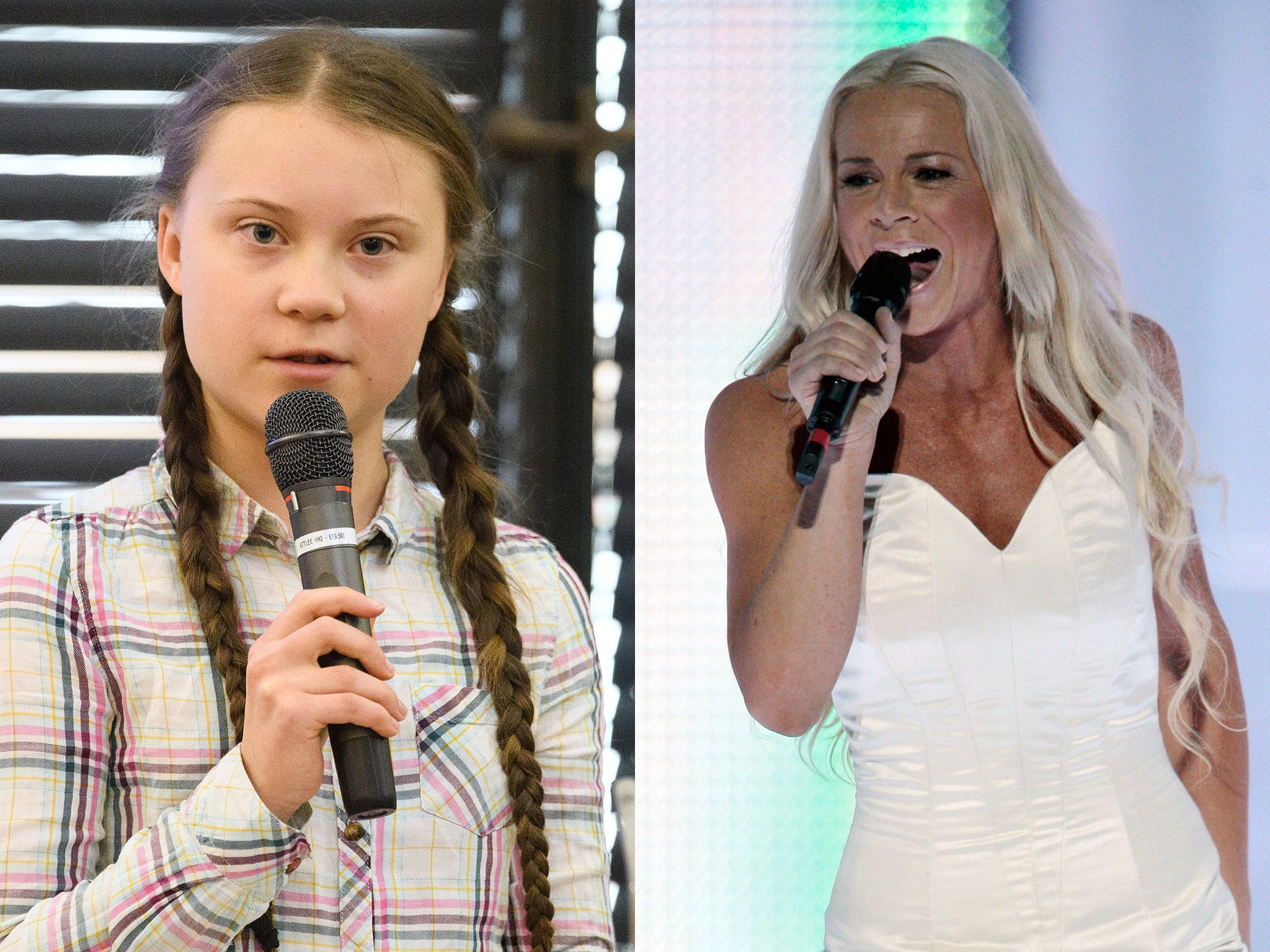 Greta Thunberg’s mother Malena Ernman was a Eurovision contestant and Twitter is ...2048 x 1536