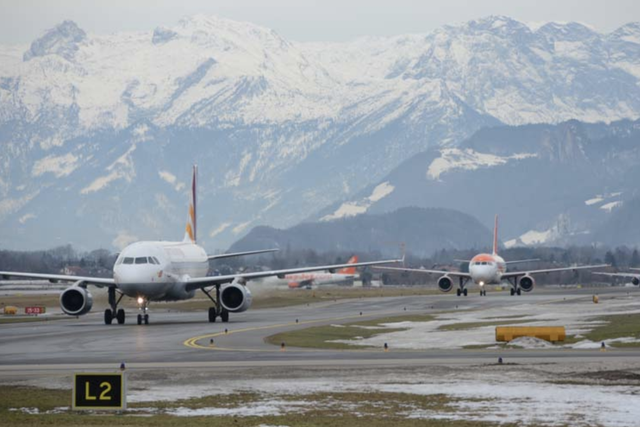 The Sound of Building: Salzburg airport is now closed until the end of May 2019