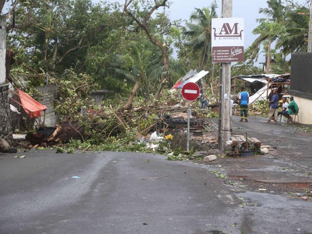 Cyclone Kenneth has already passed the Indian Ocean archipelago nation Comoros bringing high winds and heavy rains