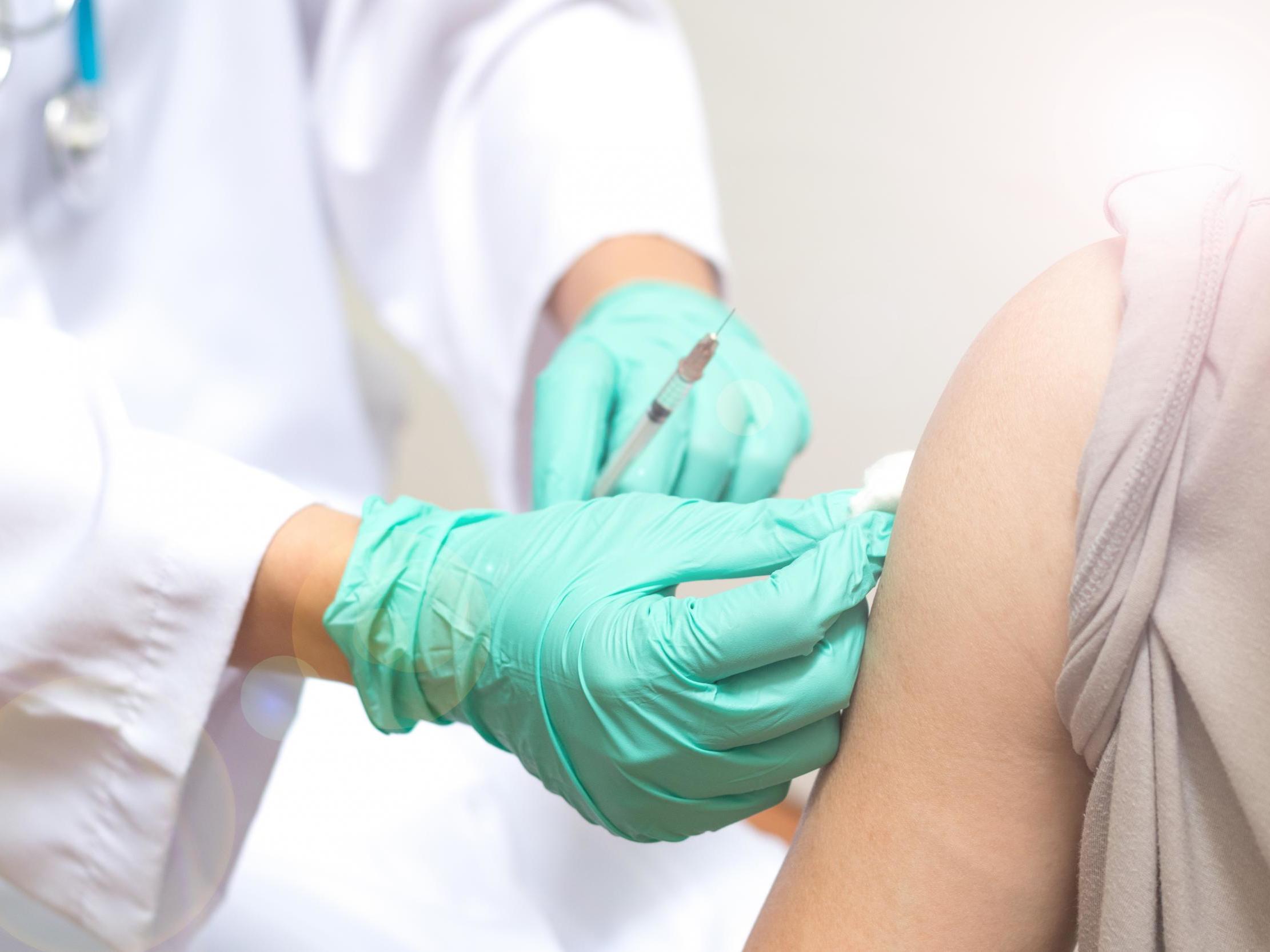 File image of vaccination