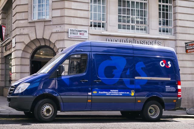 The G4S worker reportedly fled with 40 deposit boxes after abandoning the vehicle 