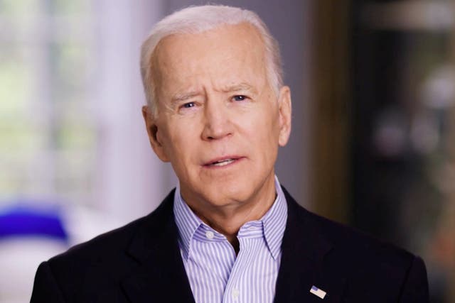 Former U.S. Vice President Joe Biden announces his candidacy for the Democratic presidential nomination in this still image taken from a video released April 25, 2019
