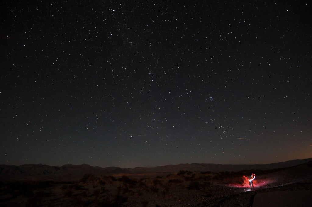 See the night skies from the dunes