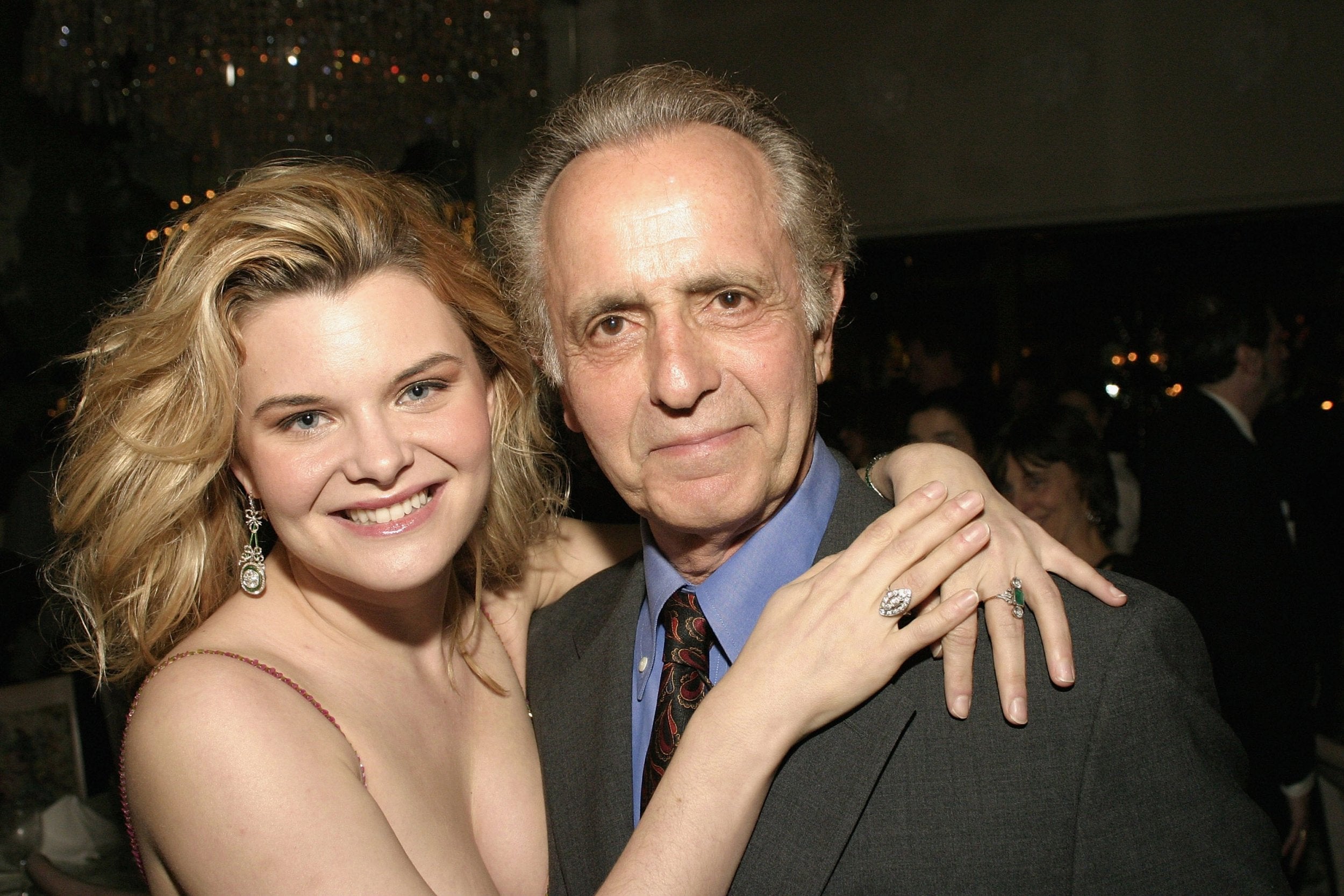 Medoff with actress Heather Tom in 2004 (Getty)