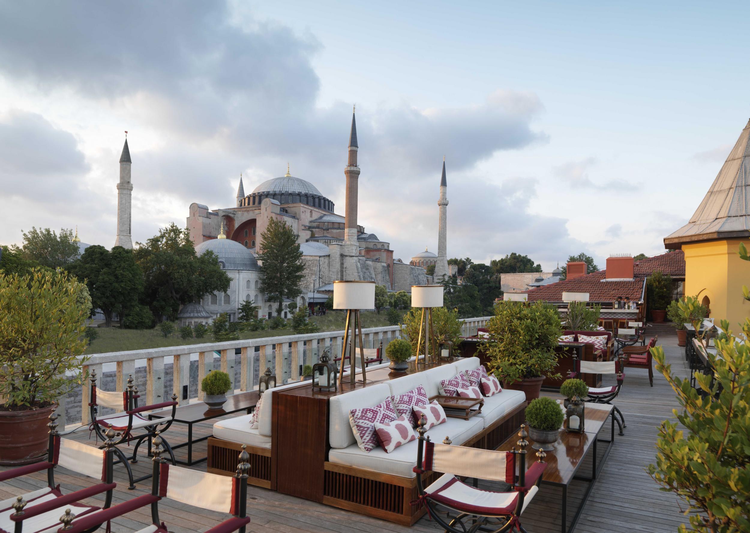 A sumptuous hotel with incredible views of Hagia Sophia and the Blue Mosque