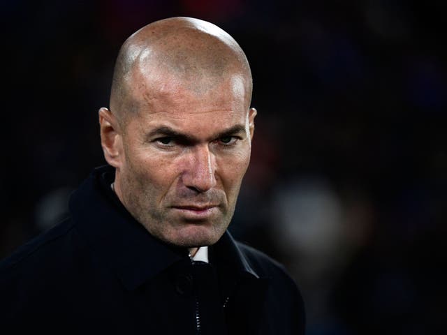 Zinedine Zidane was frustrated with Real Madrid's draw against Getafe